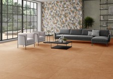 Piastrelle in Porcellana Rettificata Antiscivolo R10 Rialzato Marrone Terracotta 60x60cm 40MQ