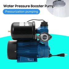 Water Pressure Booster Pump 110V AC with Pressure Switch,Self-priming Water Pump