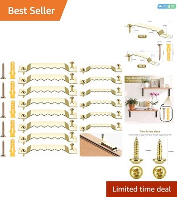 48-Pack Sawtooth Picture Hangers - Durable Hooks for Elegant Wall Art Display