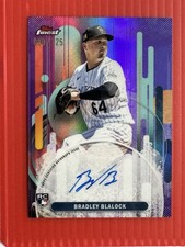 2025 Topps Finest - Finest Autographs Bradley Blalock #FA-BB Purple Refractor RC