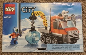 LEGO 60033: Arctic Ice Crawler ~ 100% Complete with Manual ~ Retired 2015