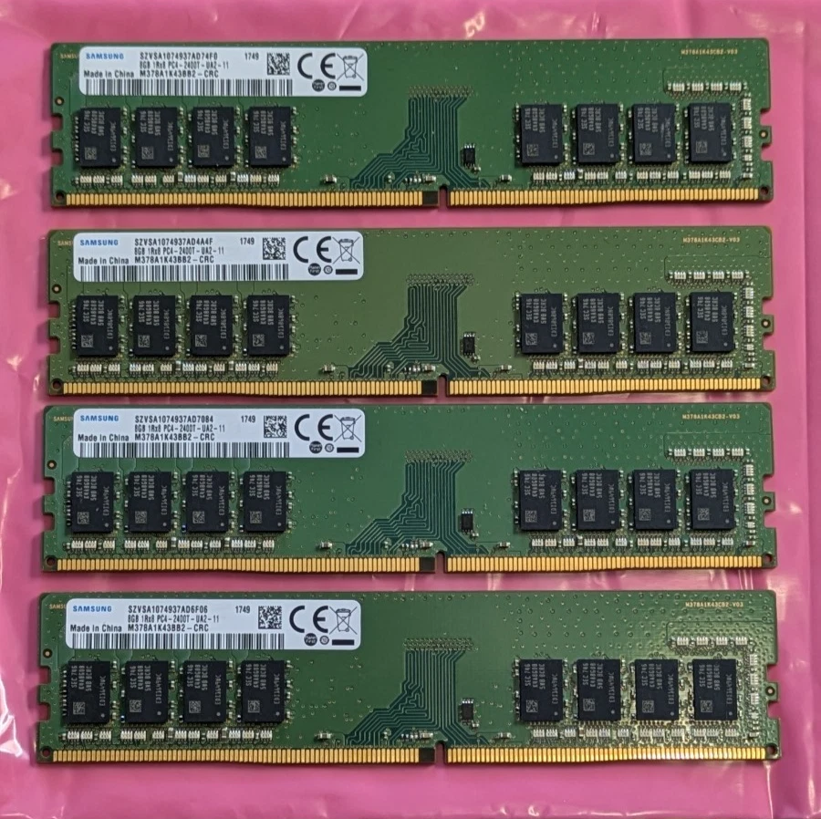 Samsung PC4-19200 (DDR4-2400) Bus Speed Computer RAM 32 GB Total
