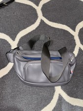 Kibou Gray Blue Baby Diaper Bag Adjustable Strap Inner Pockets Solid Unisex