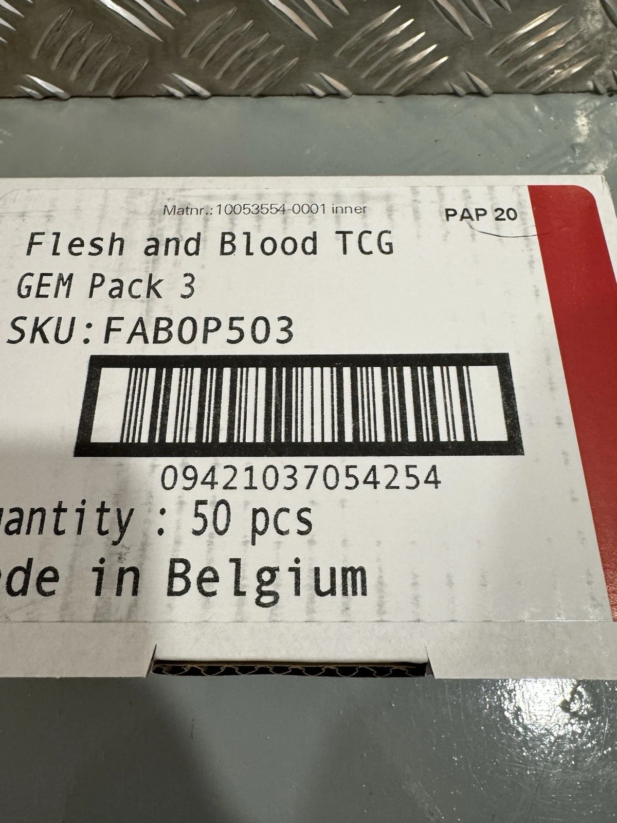 Box of 50x Flesh and Blood TCG GEM Pack 3 English Packs Brand New Sealed 2