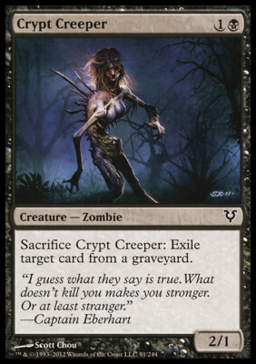 MTG Magic the Gathering Crypt Creeper (91/252) Avacyn Restored NM