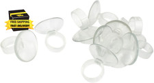 Aquarium Pipe Suction Cups Clear White for Fish Tank Heater Electric Wire Air Li