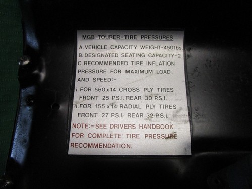 MG MGB- '72-'76- GLOVE BOX DOOR- Original, Very Nice! - Foto 2 di 6