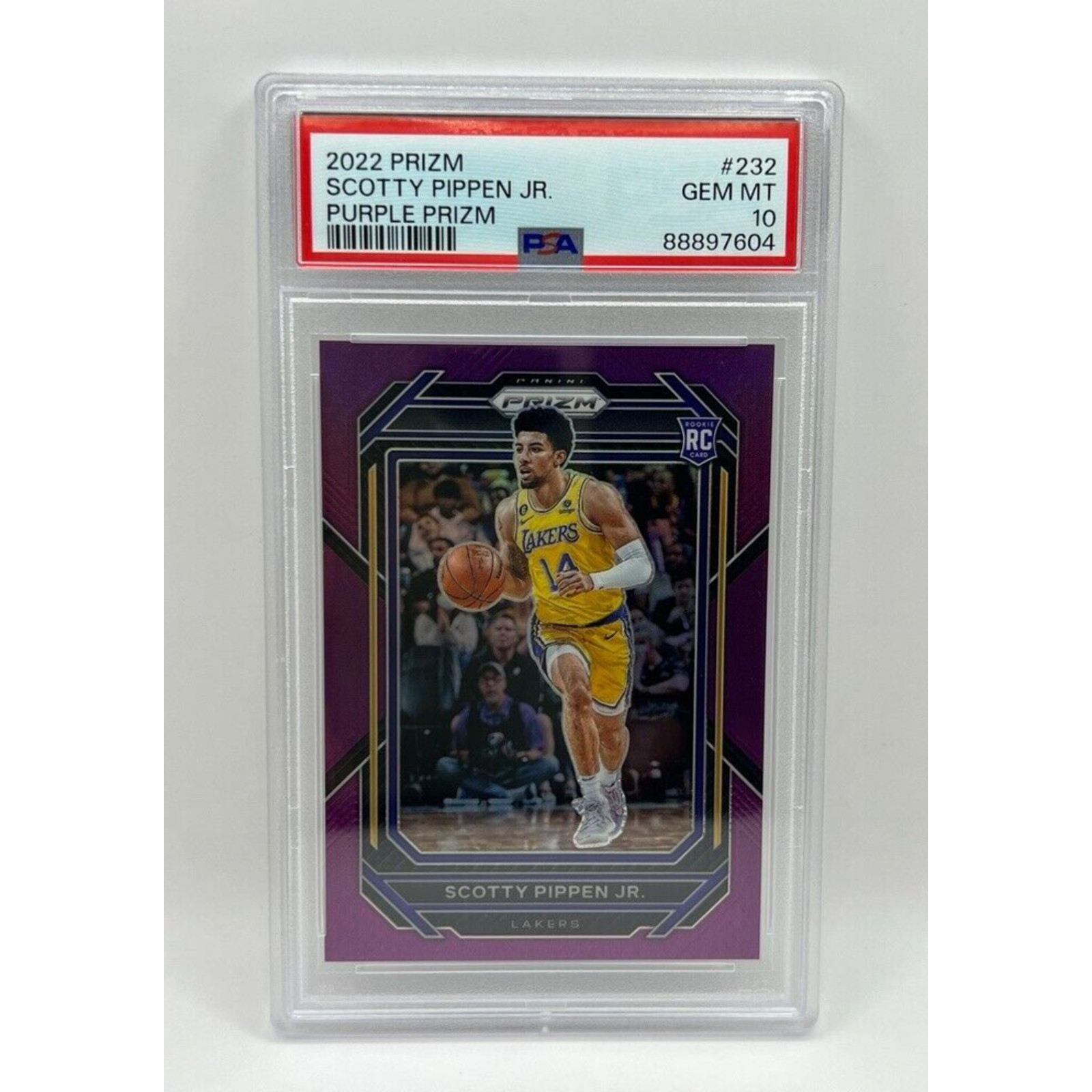 PSA10】Rui Hachimura ふさわしい Purple Prizm RC