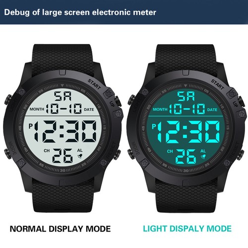 Fashion Men's Military Sports Watch Luxury LED Digital Water Resistant Watch - Picture 24 of 33