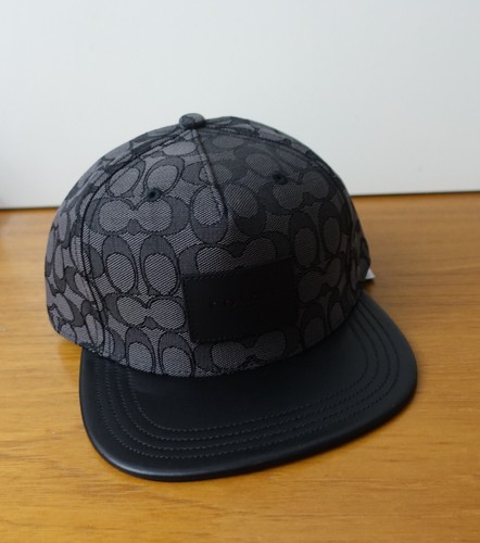 SOMBRERO ALA PLANA COACH SIGNATURE EN NEGRO. Nuevo con etiquetas - Imagen 16 de 20