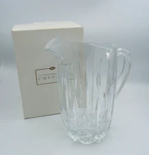 Royal Gallery Of Crystal 24% Lead Crystal Monarch Pitcher cl 88 Made In FRANCE.