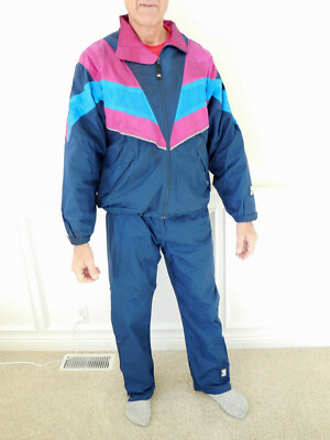 Vintage Helly Hansen Waterproof Breathable 2 Piece Rain Suit Jacket Pants XL / L