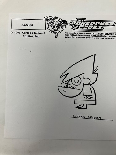 Cartoon Network Powerpuff Girls Production Copy Little Arturo - Picture 3 of 3