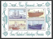 FSAT French Southern # 290 MNH Fresh and Clean Souv Sheet! ('25 SCV $9)