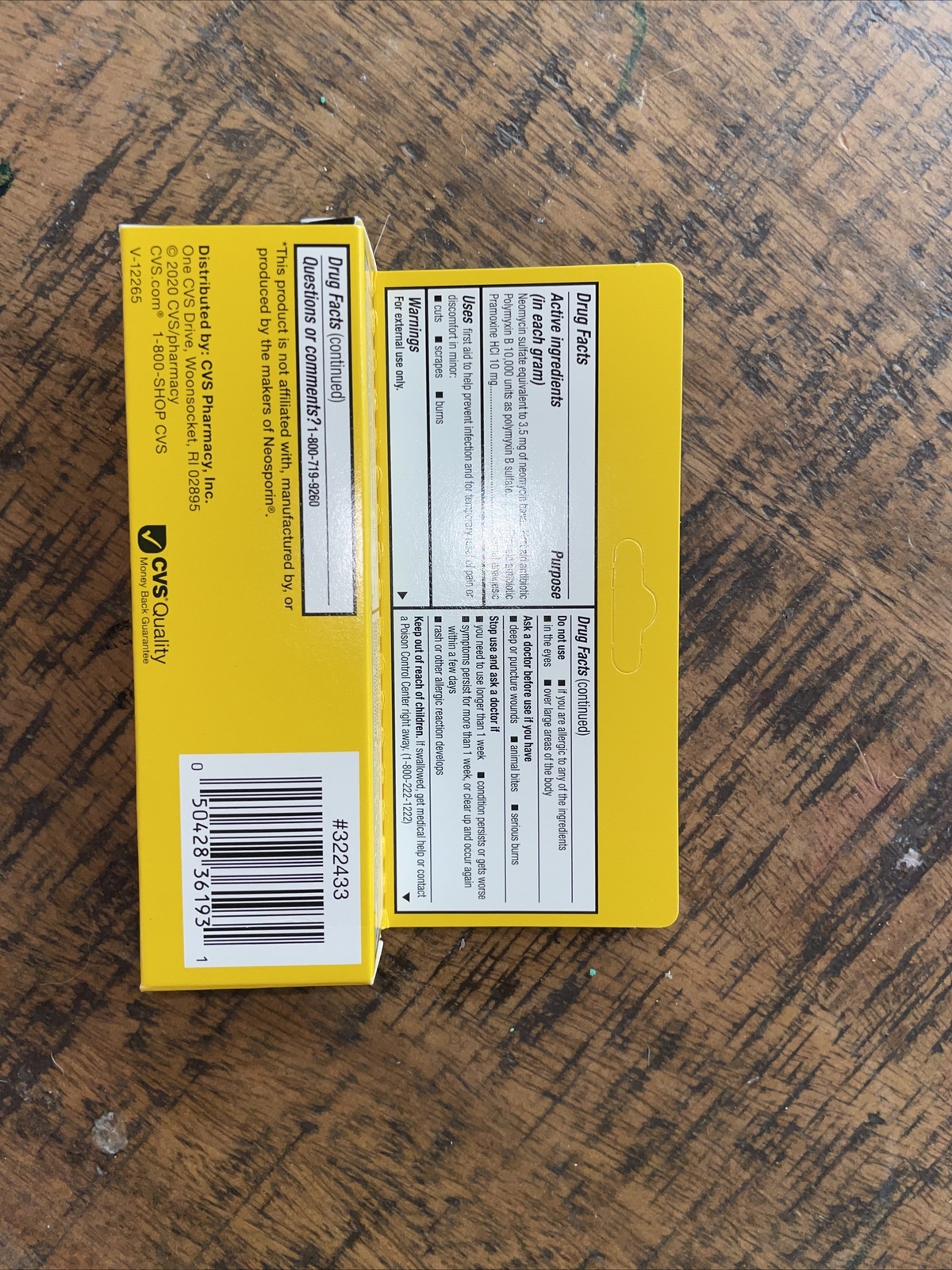 Maximum Strength Triple Antibiotic & Pain Relief Ointment 0.5 oz CVS Health for sale online eBay