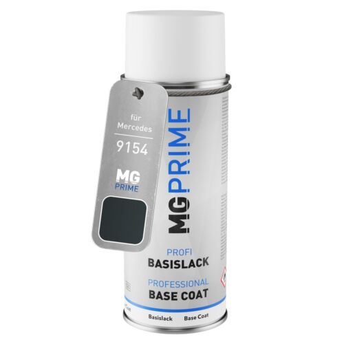 Autolack Spraydose für Mercedes 9154 Carbonschwarz Metallic Basislack Sprühdose