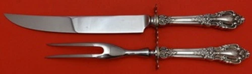 Eloquence by Lunt Sterling Silver Roast Carving Set 13" Vintage Flatware