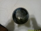 7-Inch Unmarked Blue and Gray Glass Flower Vase — photo 6