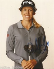 LPGA Pernilla Lindberg Autographed Signed 8x10 Photo COA FF
