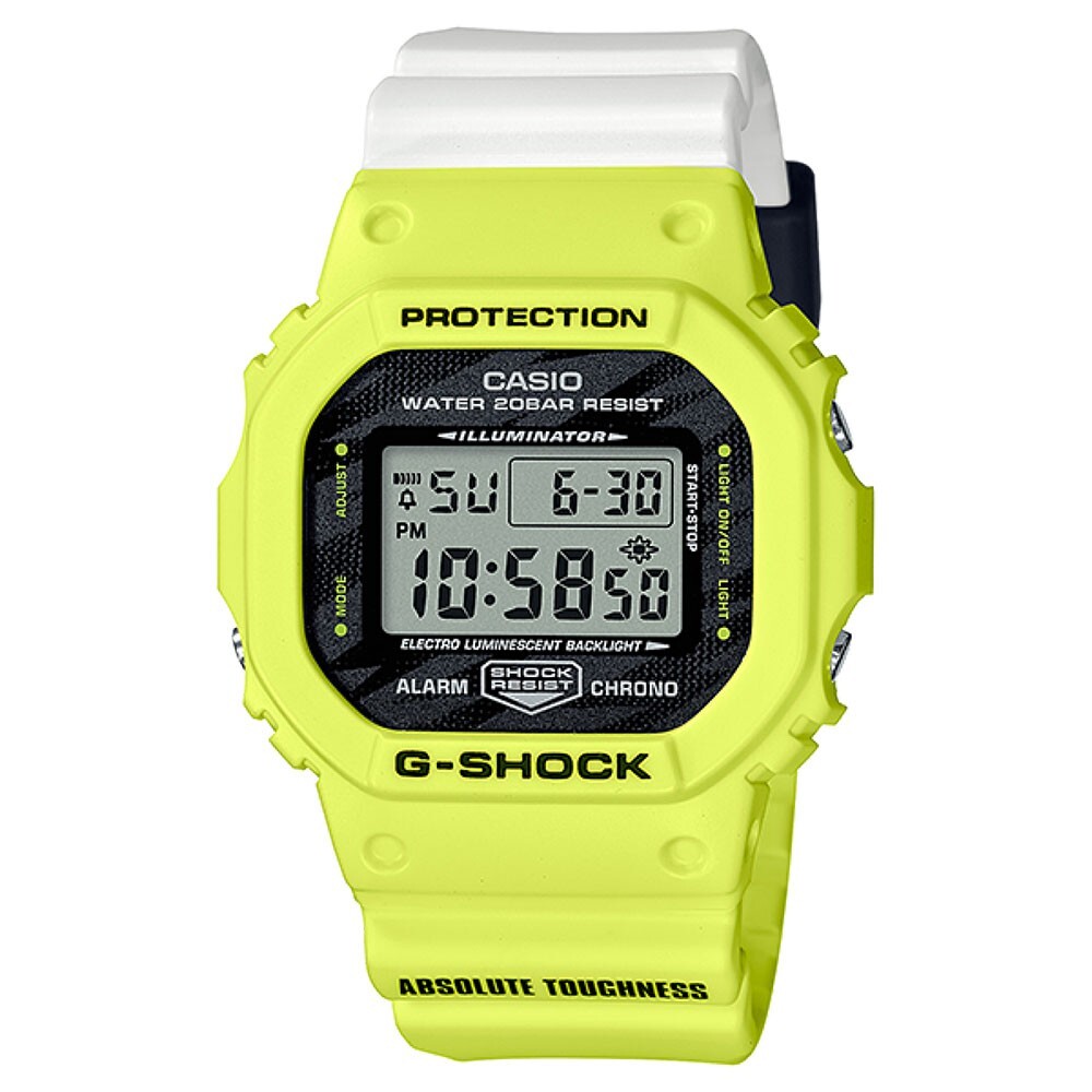⭐未使用級⭐G-SHOCK　イエロー　DW-5600CU-9JF G-Shock Vivid Colours Yellow White Special Edition Watch GShock DW