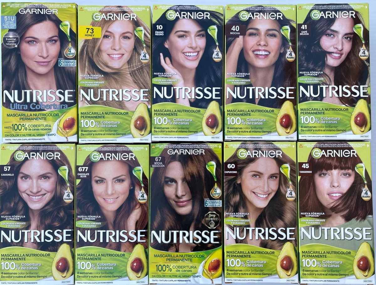Garnier Fructis Hair Color Chart
