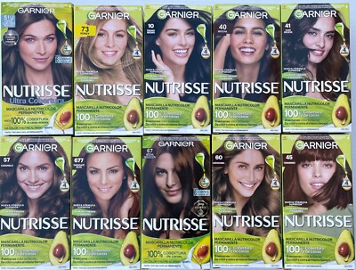 GARNIER NUTRISSE PERMANENT HAIR DYE COLOR, MEXICO PRODUCT MANY COLORS MAY CHOOSE