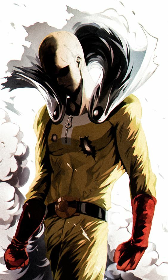 Toile tableaux One Punch Man Saitama 50x70 cm | Idée cadeau idéale pour fan d'anime et otaku