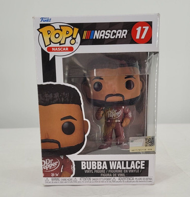 FUNKO POP! NASCAR Bubba Wallace Vinyl Figure Collectible Dr Pepper Suit #17 NEW
