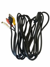 USB Male to 3RCA Female AV Composite Video Audio Converter Adapter 12Ft Cable