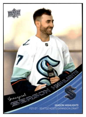 Hosts Expanision Draft 2021-22 Upper Deck Seattle Kraken Box Set #24 NH ID:47456