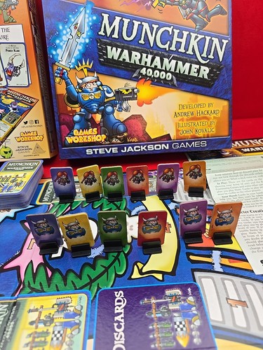 Munchkin Warhammer 40,000 Games Workshop, Steve Jackson - COMPLETE - Picture 3 of 12