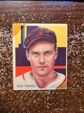 Wes Ferrell #94 - 1935 Diamond Stars