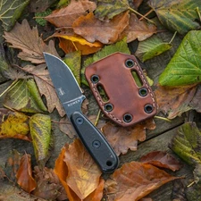 ESEE izula sheath : hybrid  kydex leather