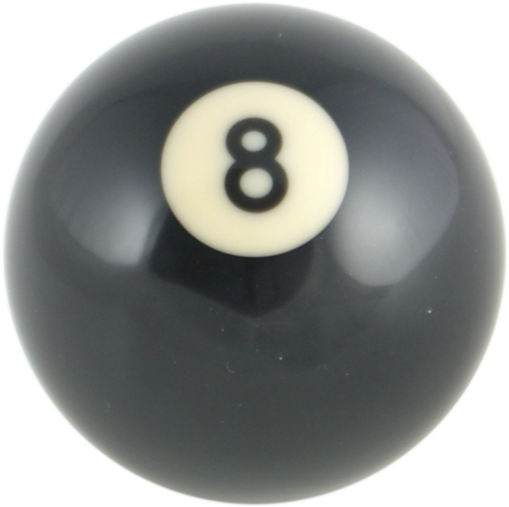 Pool Ball Gear Knob Fits Mazda MX5 / Eunos Roadster  - Black 8 Spot
