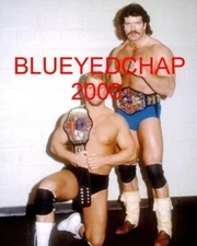 CURT HENNIG & SCOTT HALL  WRESTLER 8X10 WRESTLING PHOTO WWF AWA