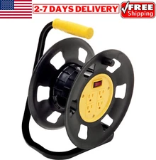 Rv Power Cord Storage Reel Motorhome Camper RV Cord Reel Holder Extension Handle