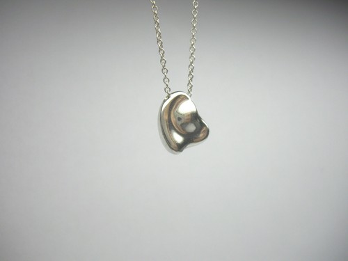 TIFFANY & CO ELSA PERETTI FULL HEART PENDANT NECKLACE STERLING SILVER 925 SMALL - Picture 4 of 12
