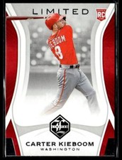 2019 Panini Chronicles 5 Carter Kieboom Washington Nationals Baseball Card RC