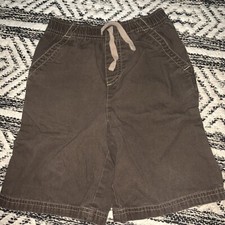 JUMPING BEANS Chocolate Brown Boys Size 7 Large Stretch Waist Cargo Shorts   199