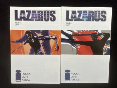 2016 IMAGE COMICS LAZARUS #24,25 TWO BOOK LOT HIGH GRADE