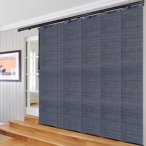 Panel Track Sliding Vertical Blinds 36-153"W (3-7 Panels) - Aegean - Picture 39 of 45