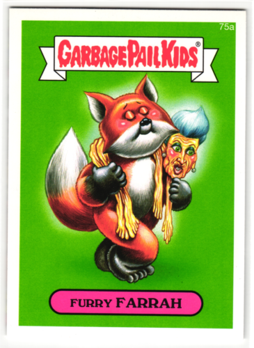 75a Furry Farrah 2014 Topps Garbage Pail Kids Series 2 GPK Sticker - Picture 1 of 2