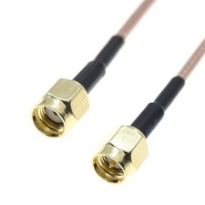 SMA male to RPSMA male plug connector lot RF Coaxial Pigtail Coax Cable RG316