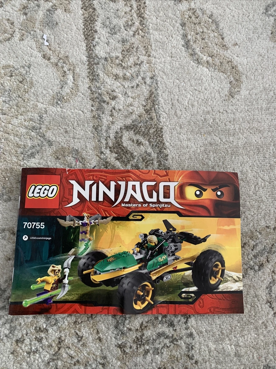 Lego Ninjago Instruction Assembly Manual Booklet Only 70755 Jungle Raider