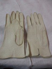 Vintage cream Deerskin Ladies Gloves size 6 1/2