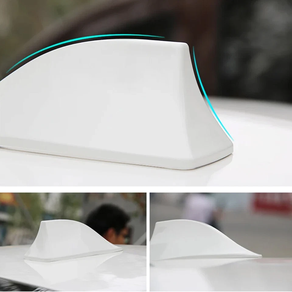 Cubierta de antena de techo de aleta de tiburón para automóvil decoración de señal de radio FM/AM para Toyota Corolla Foto 4 de 4