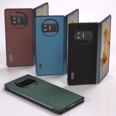 Handyhülle Schutz Case für Huawei Mate X3 Tasche Cover Bumper Etuis Kunstleder