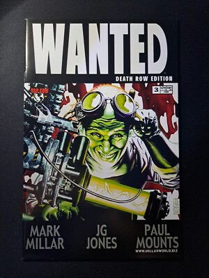 Wanted #3 Comic - Death Row Edition Variant - Combined Shipping + 10 Pics!