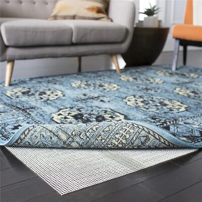 Strong Grip Non-Slip Area Rug Pad (Thickness of 0.125'') No Sliding No Moving Rug