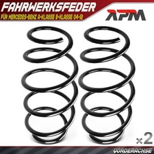 2x Federn Fahrwerksfeder Vorderachse f&uuml;r Mercedes-Benz A-Klasse B-Klasse 04-12